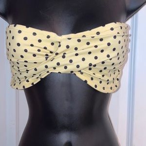 Large Mossimo Polka Dot Bikini Top